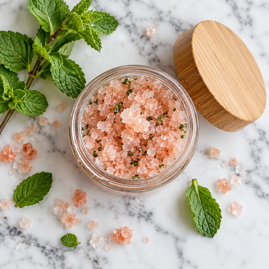 Scrub per la Cute Sale Rosa e Menta
