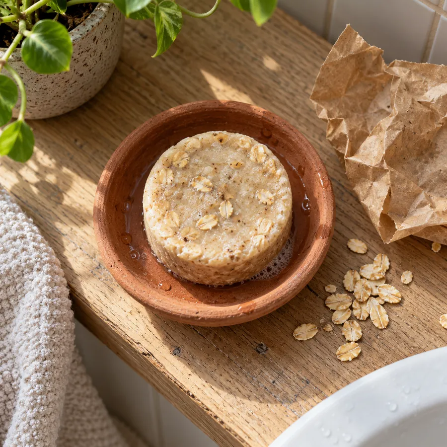 Shampoo Solido Avena e Riso